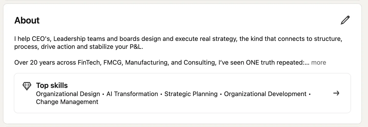 LinkedIn — Screenshot 2